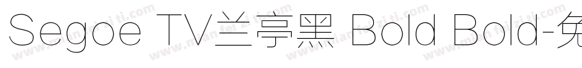 Segoe TV兰亭黑 Bold Bold字体转换
